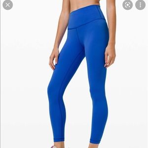Lululemon wunder train 25” size 8